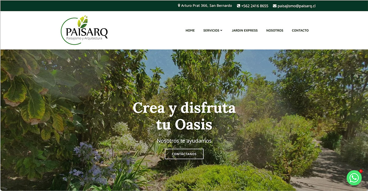 Empresas de paisajismo en Chile